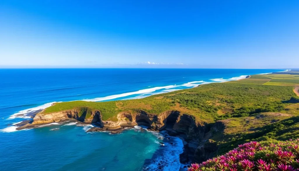 Image of Pointe-Noire's beautiful coastline