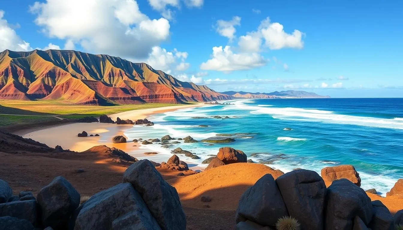Image of Polihale State Park's stunning beach and landscape