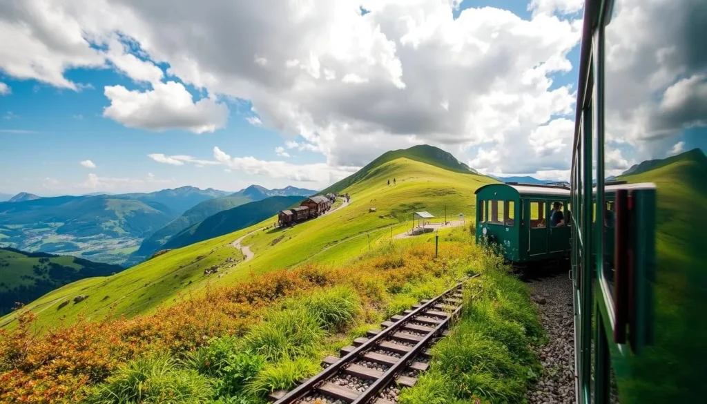 Image of Rochers de Naye cogwheel train