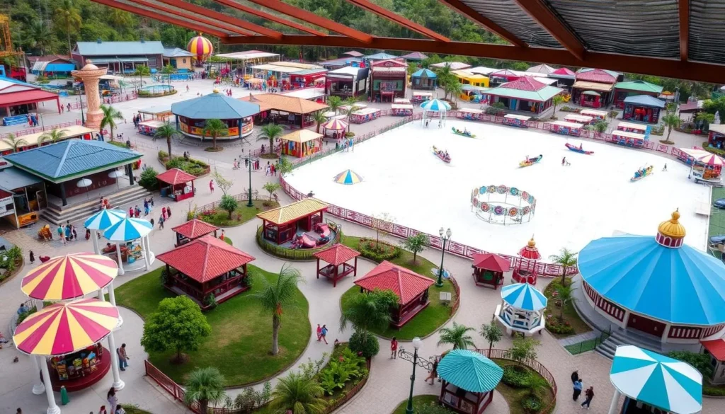 Image of Rojenny Tourist Village with various attractions and facilities