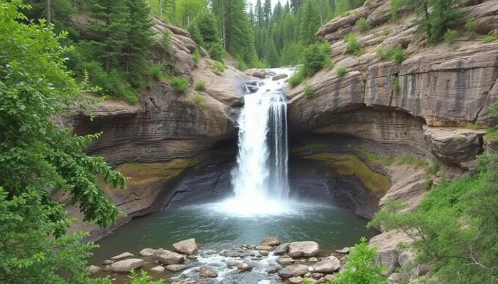 Image of Russian Gulch State Park waterfall