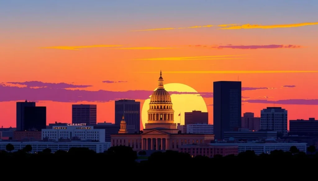 Image of Sacramento cityscape or the California State Capitol