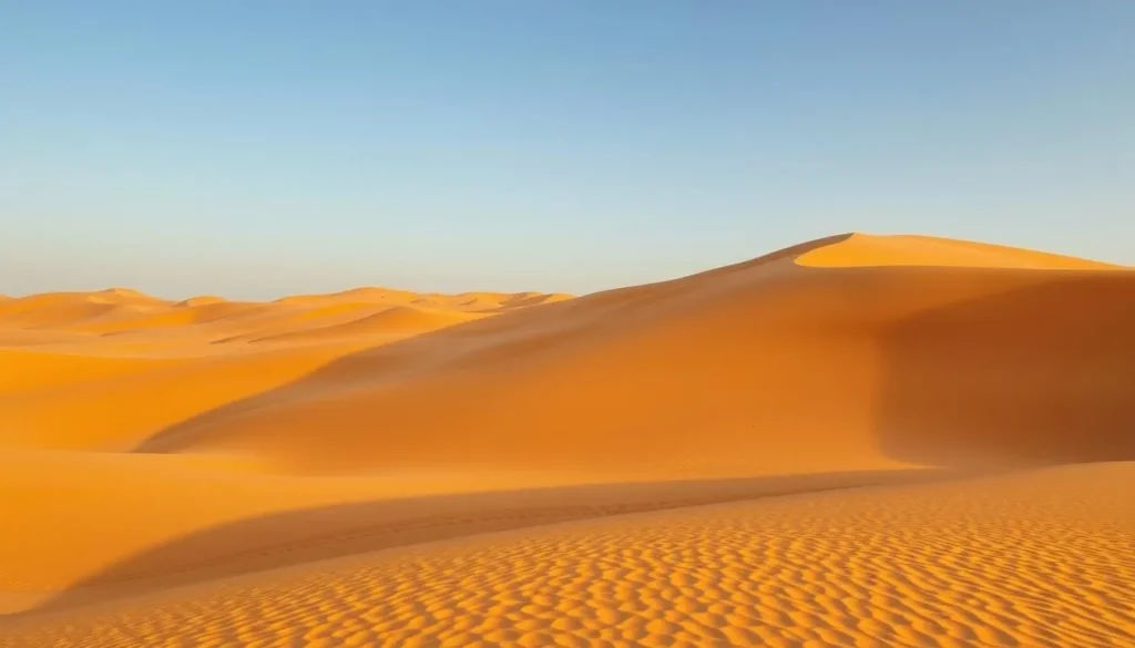 Image of Sahara Desert dunes near Benghazi