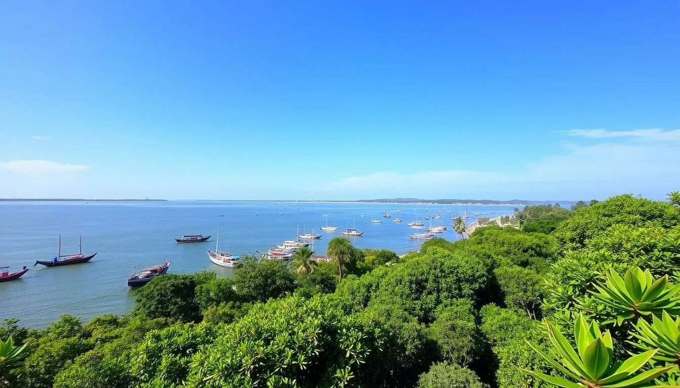 Image of Samut Sakhon's coastal landscape