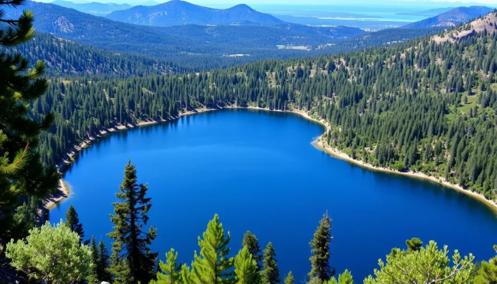Image of San Bernardino National Forest surrounding Big Bear Lake