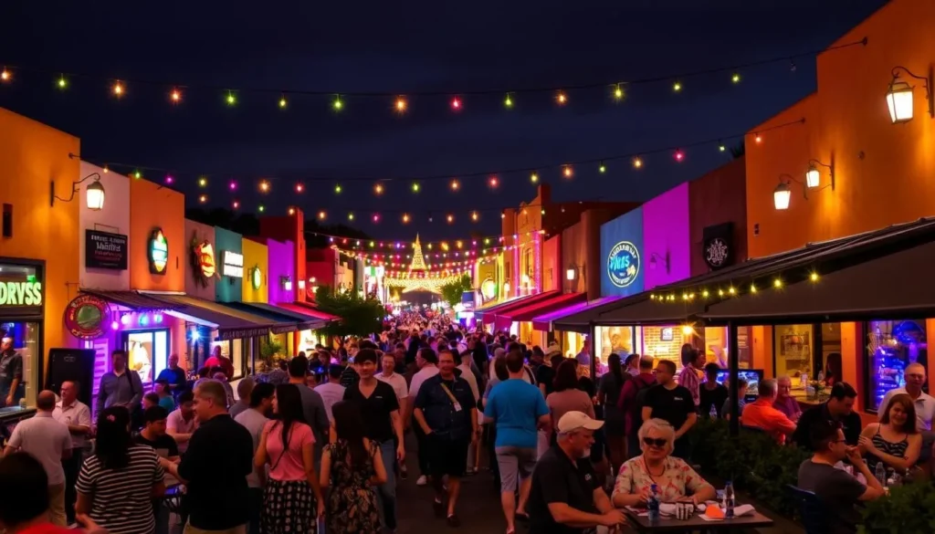 Image of Santa Fe nightlife scene