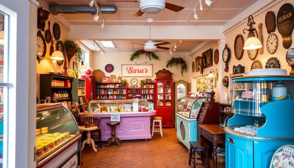 Image of Sara's Ice Cream & Antiques interior