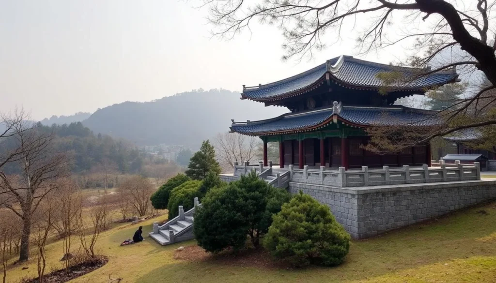 Image of Seongbulsa Temple's serene surroundings