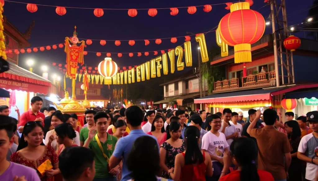 Image of Sihanoukville's celebration during Khmer New Year