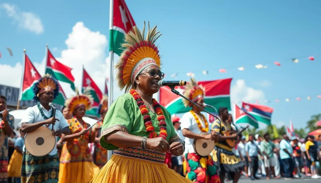 Image of Solomon Islands Independence Day celebrations in Honiara