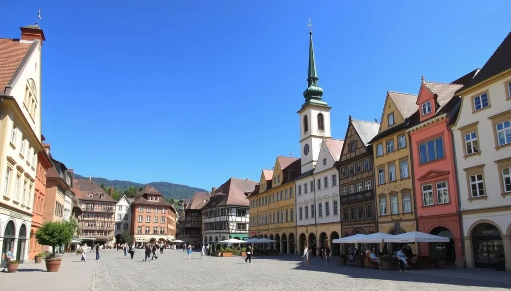 Image of Solothurn's baroque town center