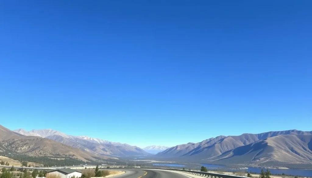 Image of Sonora Pass Scenic Drive with mountains and lakes