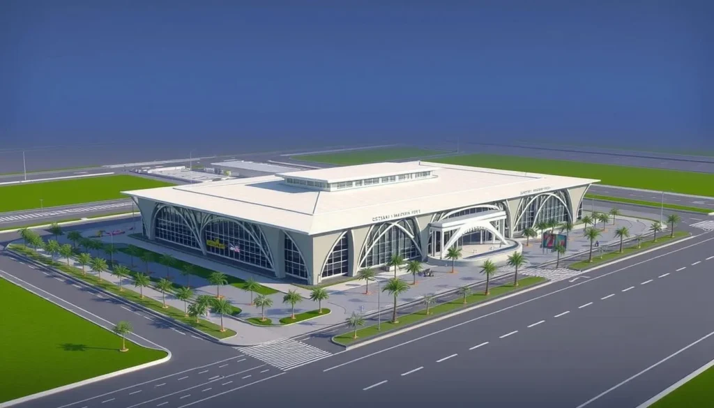 Image of Sultan Abubakar III International Airport terminal