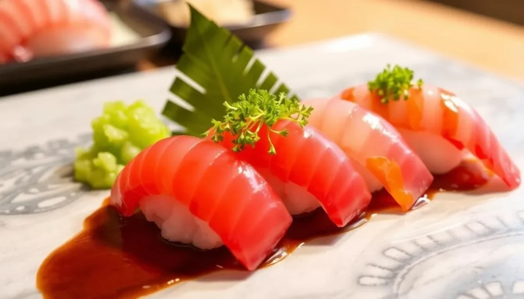 Image of Sushi Yujo Amara Hotel's signature sushi or omakase experience