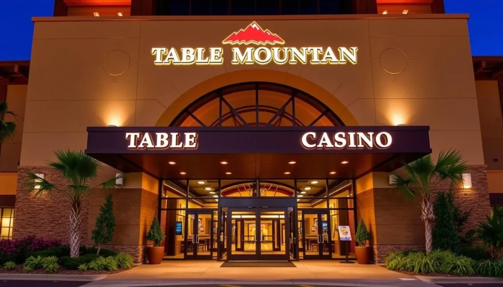 Image of Table Mountain Casino exterior or entrance