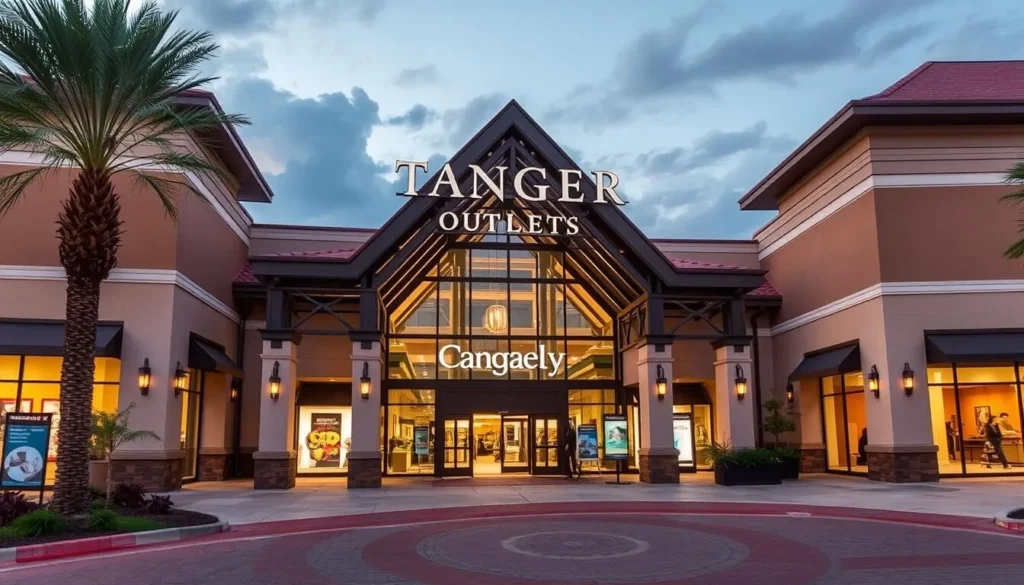 Image of Tanger Outlets Southaven, Mississippi, showcasing its entrance or a popular store.