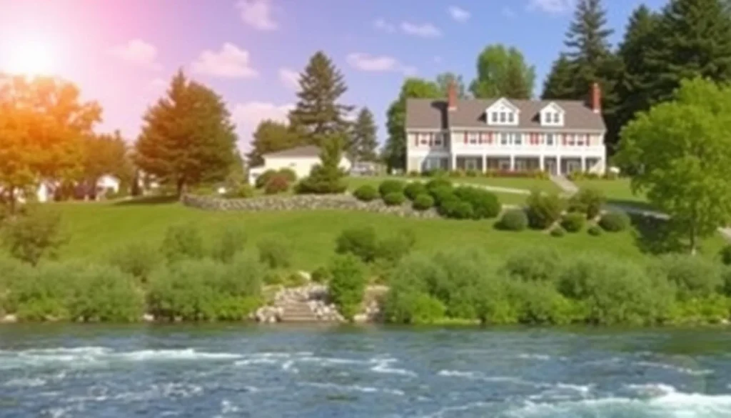 Image of Tara Point Inn & Cottages with a river view.