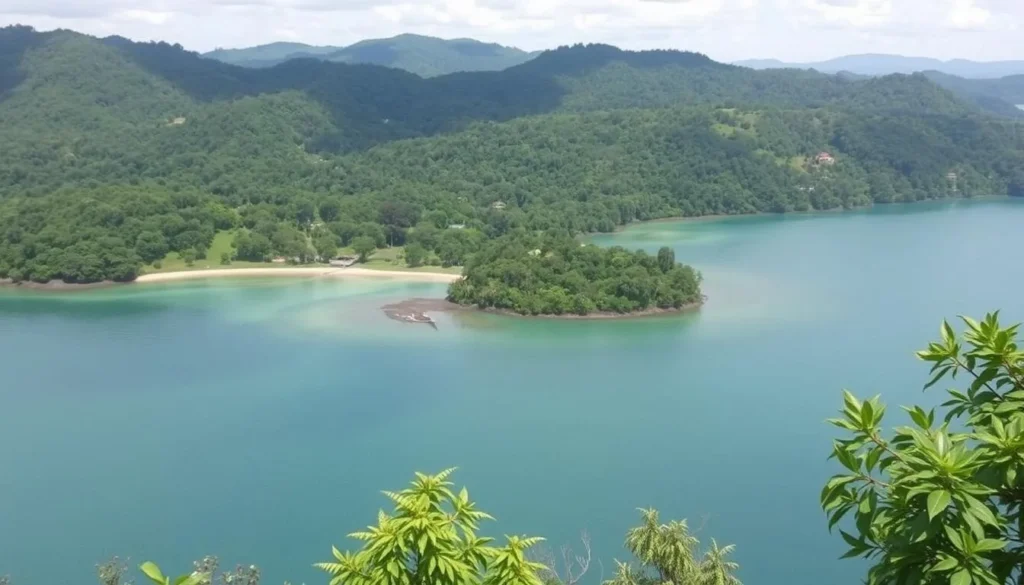 Image of Tchegera Island in Lake Kivu, Democratic Republic of Congo