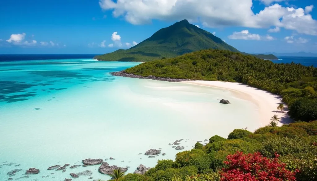 Image of Tetiaroa Island's pristine beaches and lush vegetation