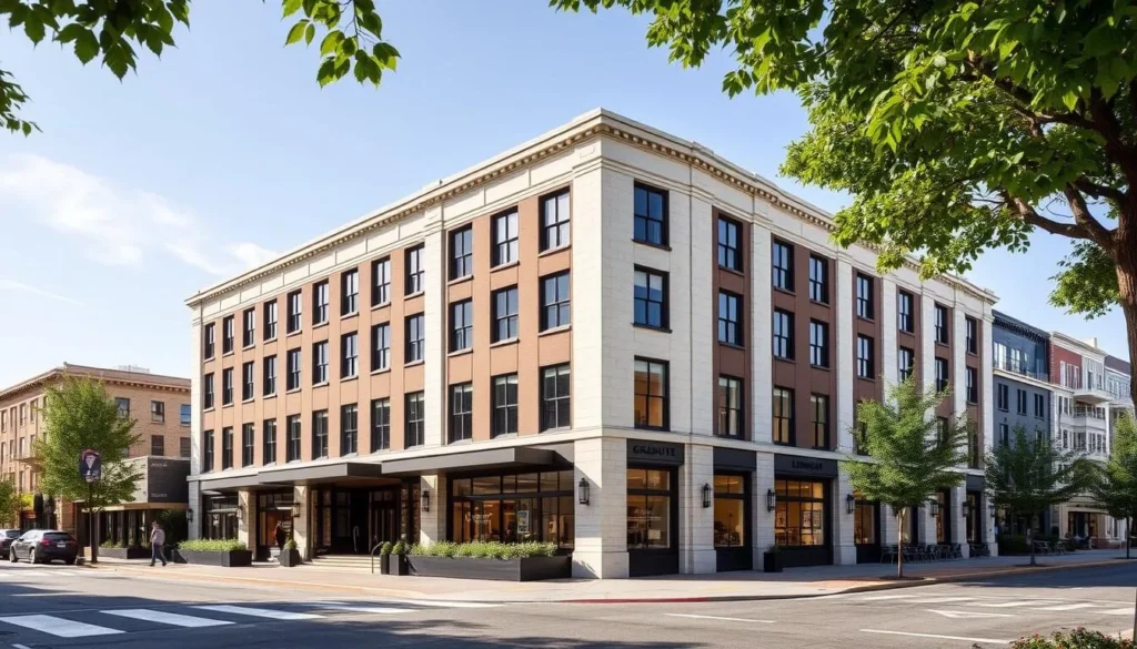 Image of The Graduate Lincoln hotel exterior