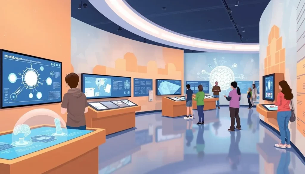 Image of The Mind Museum's interactive science exhibits