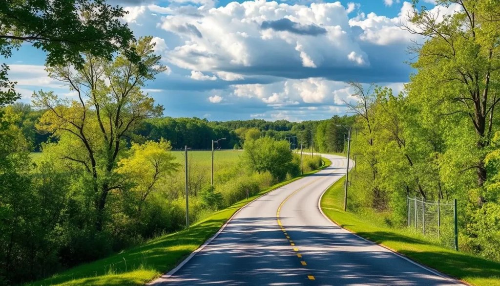 Image of The Parkway in Saint Joseph, Missouri, showcasing its scenic beauty
