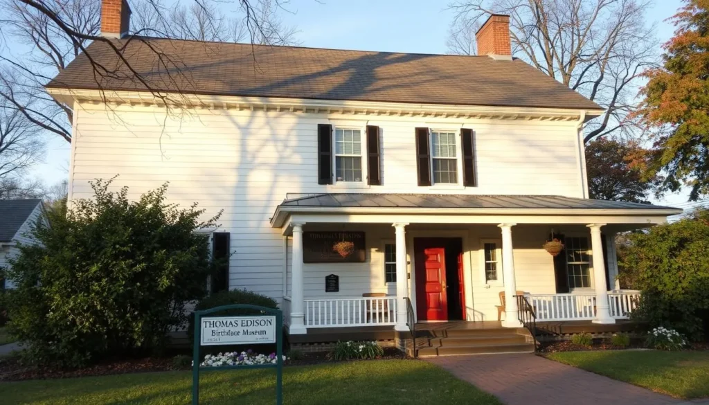Image of Thomas Edison Birthplace Museum exterior