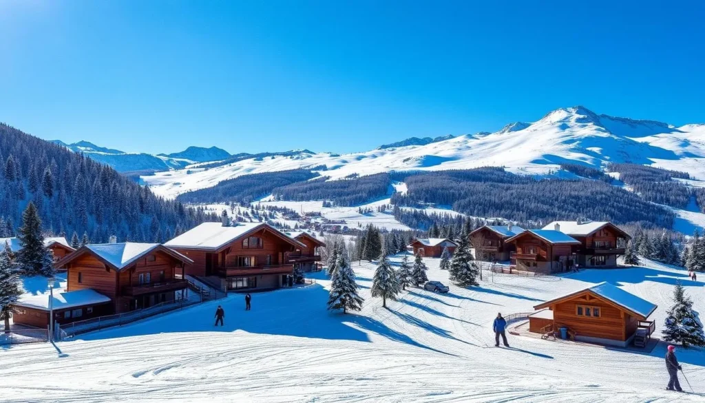 Image of Thyon Ski Resort during winter