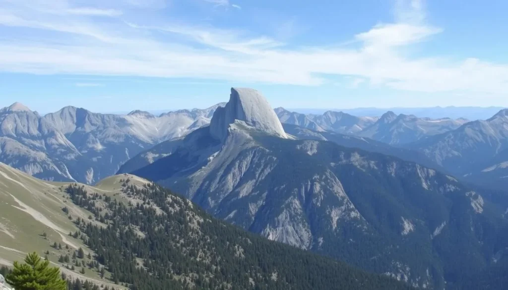 Image of Tioga Pass with Yosemite National Park in the background