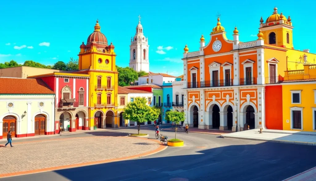 Image of Toluca's historic center with colonial architecture