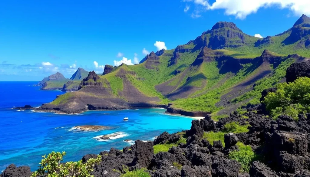 Image of Ua Pou Island landscape