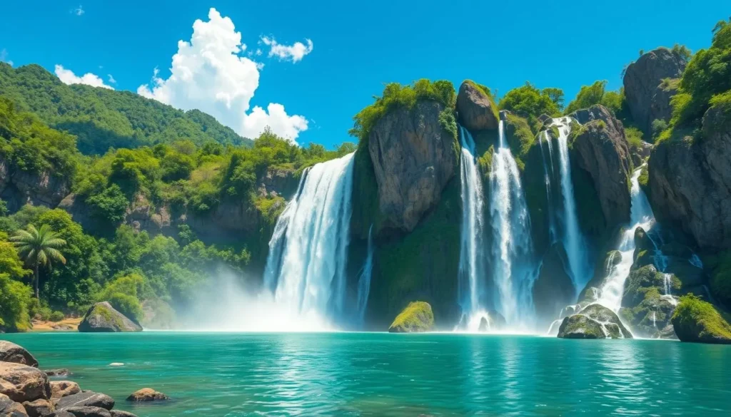 Image of Vallée Pu Falls