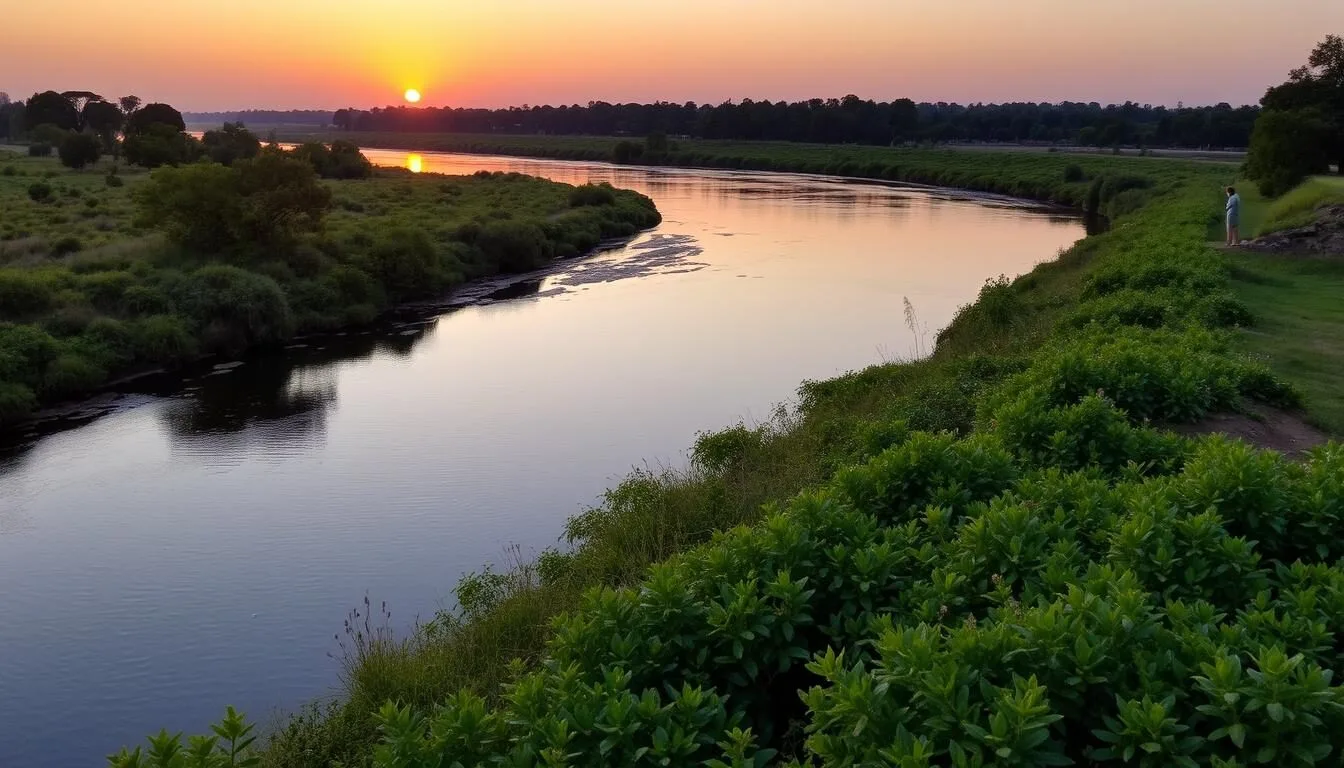 Image of Vereeniging's scenic Vaal River banks