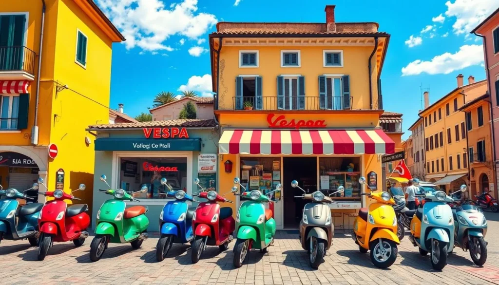 Image of Vespa rental in Seregno, Italy