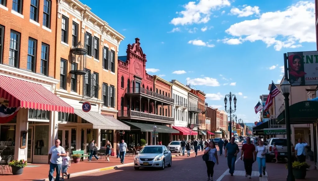 Image of Virginia City's historic Main Street