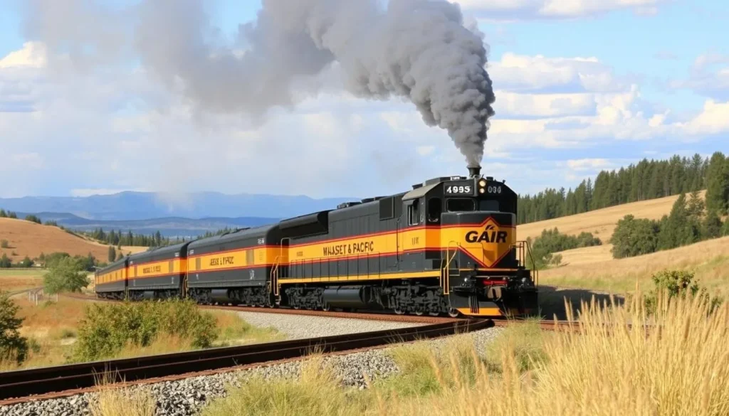 Image of Wabash, Frisco & Pacific Railway train