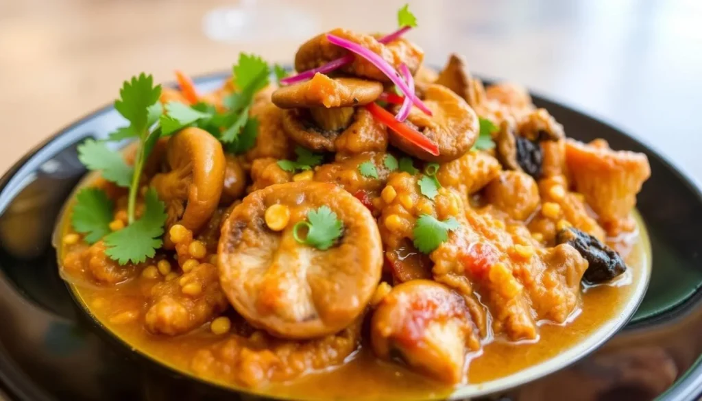 Image of Whole Earth's signature mushroom rendang dish