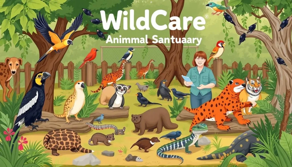 Image of WildCare Animal Sanctuary with animals being rehabilitated