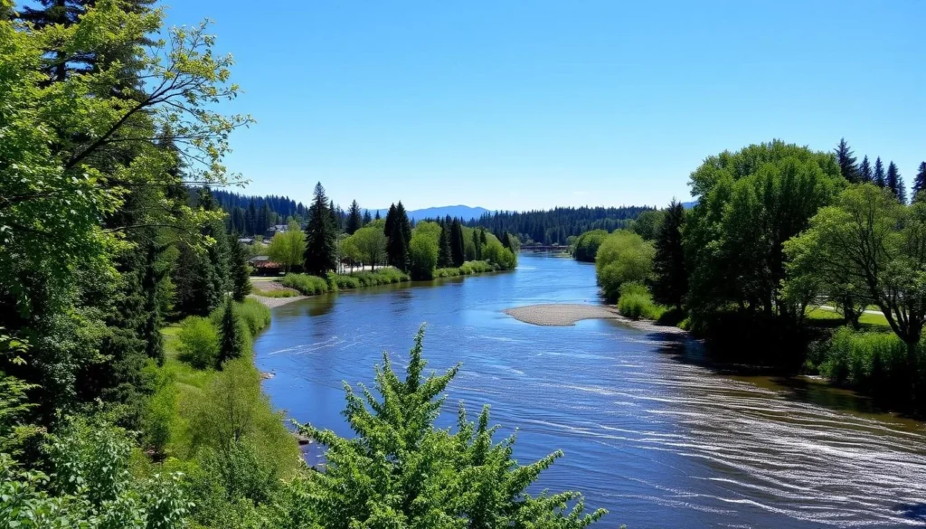 Image of Willamette River, Salem, Oregon