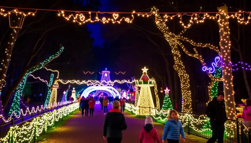 Image of Woodland Lights festival