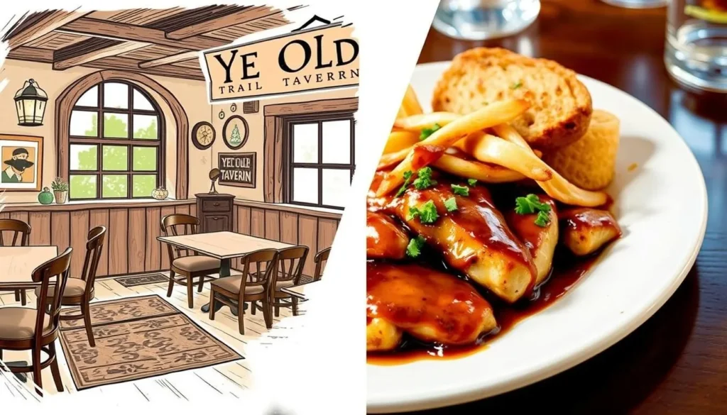 Image of Ye Olde Trail Tavern's interior or a signature dish
