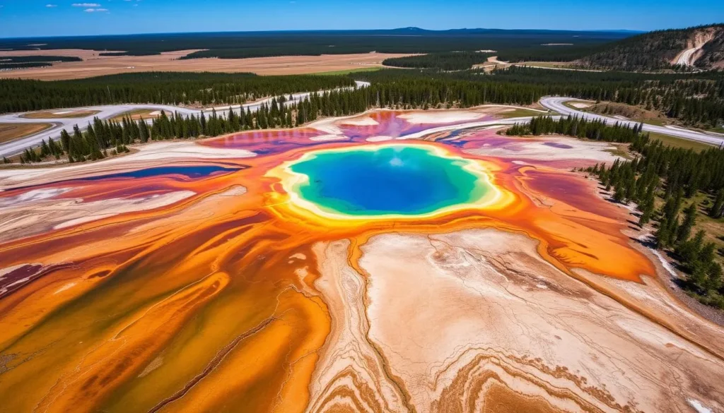 Image of Yellowstone National Park's Grand Prismatic Spring