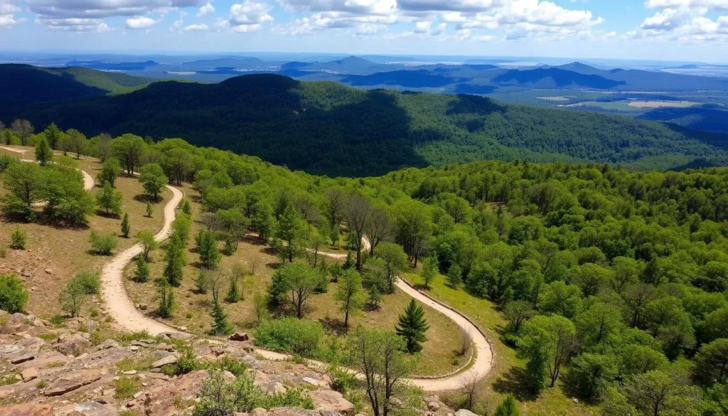 Image of Yellowwood State Forest with hiking trails and scenic vistas