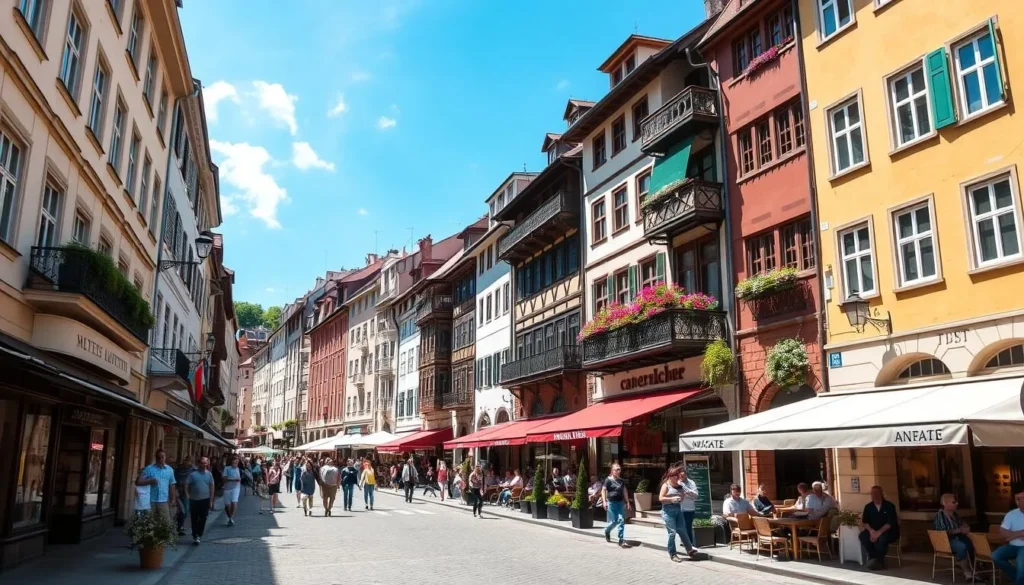 Image of Zurich West's vibrant streets