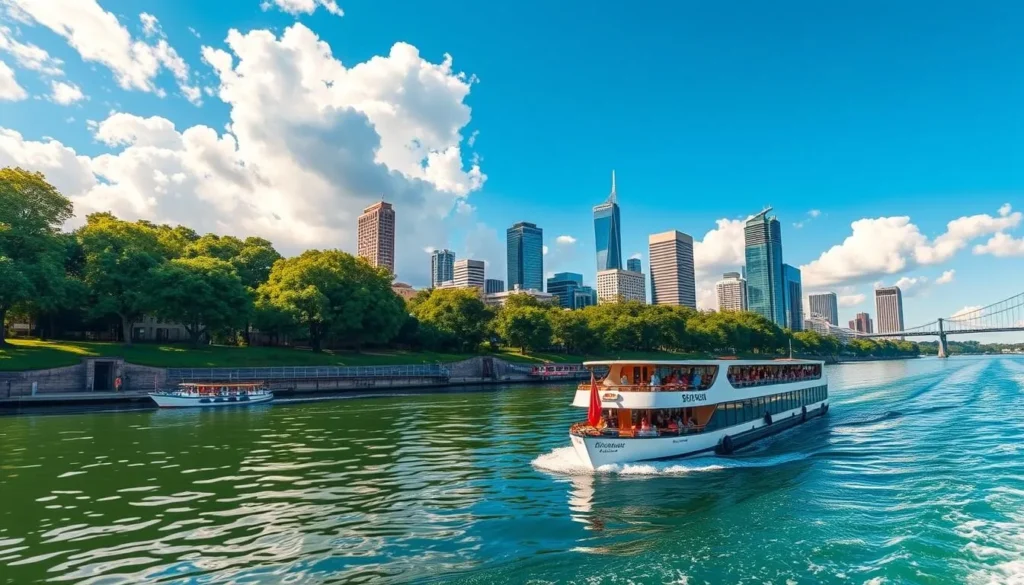 Image of a Brisbane River cruise