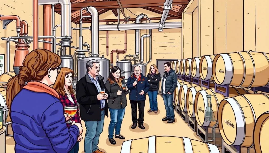 Image of a Calvados distillery tour