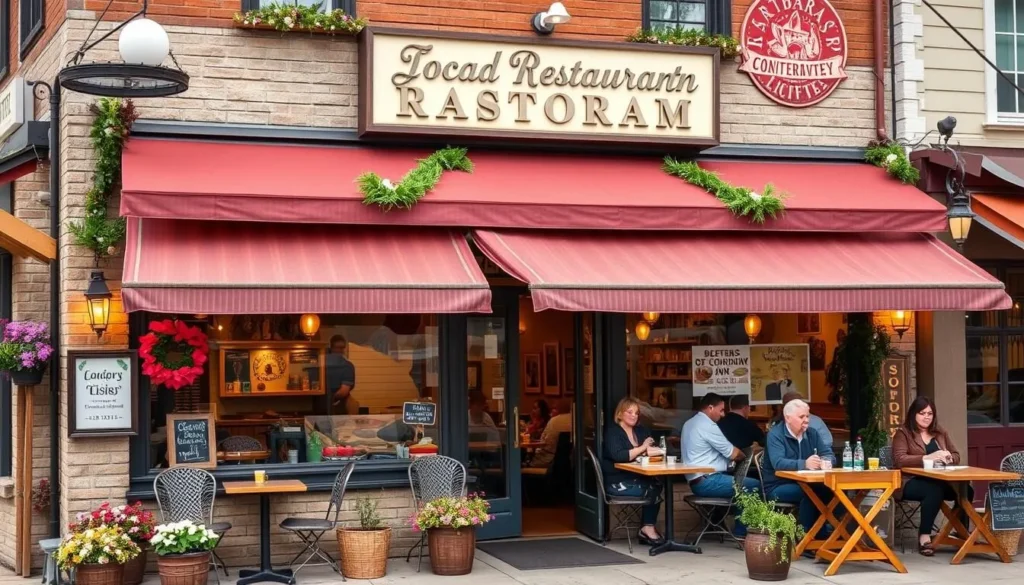 Image of a Decorah restaurant serving local cuisine