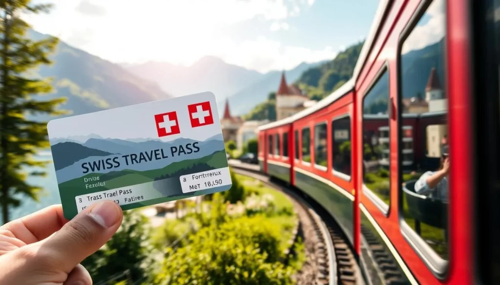 Image of a Swiss Travel Pass or a train in Montreux