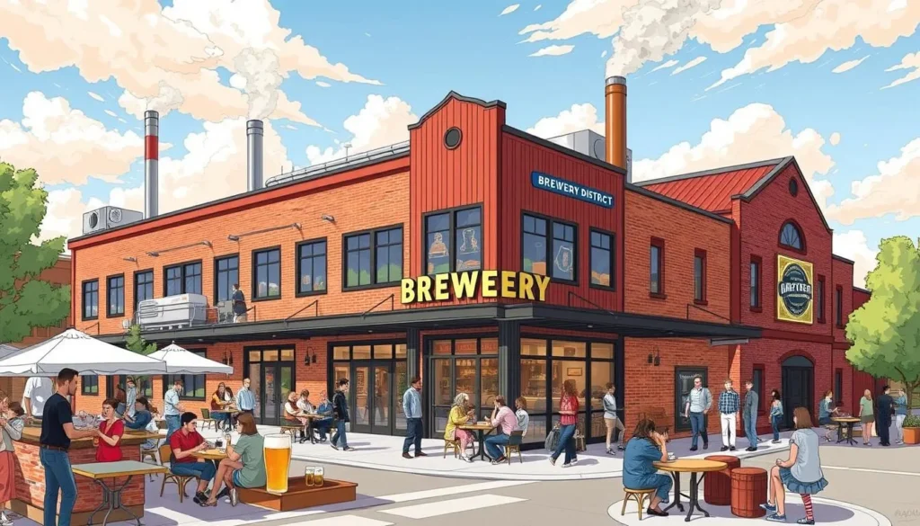 Image of a brewery in Columbus's Brewery District