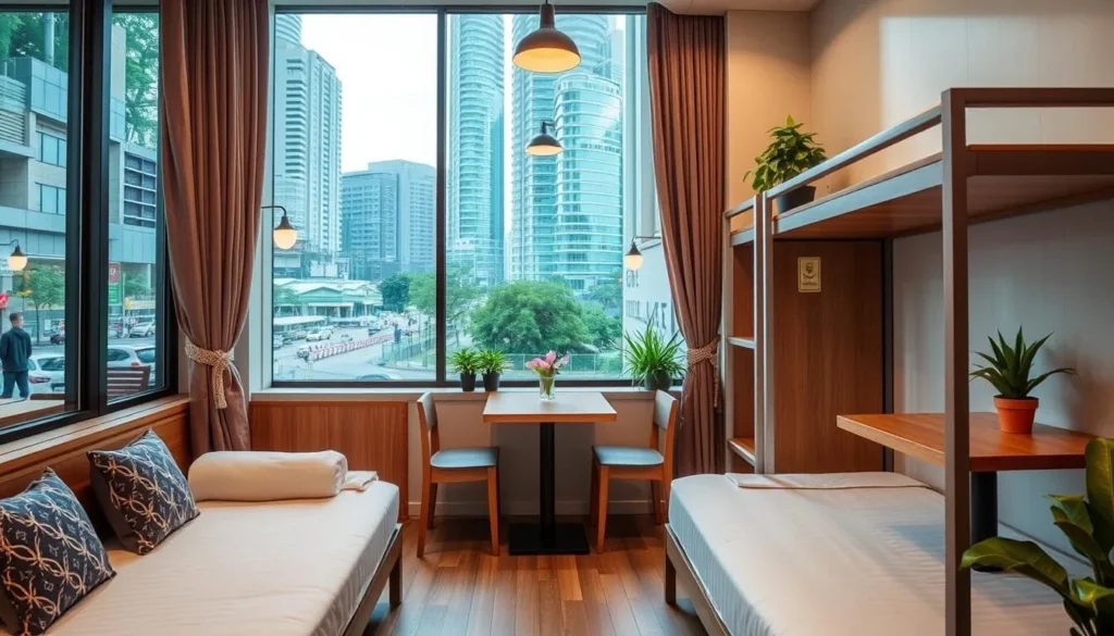 Image of a budget-friendly hostel in Singapore